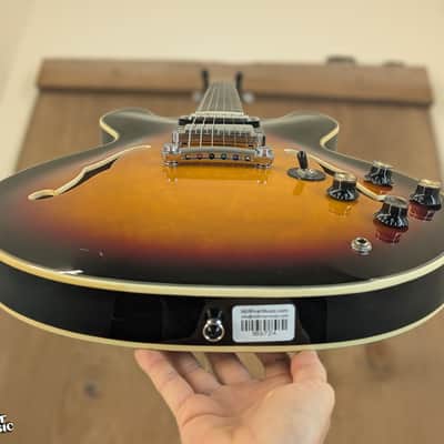 Firefly JSN Semi-Hollow Double Cut Sunburst Electric Guitar - Used image 8