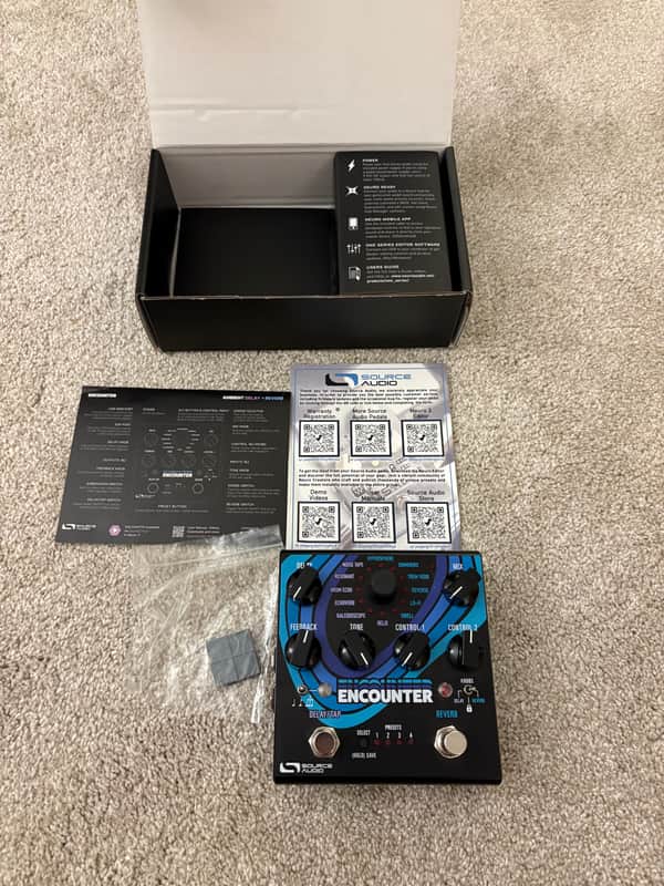 Source Audio Encounter Ambient Delay / Reverb 2025 - Present - Black / Blue image 1