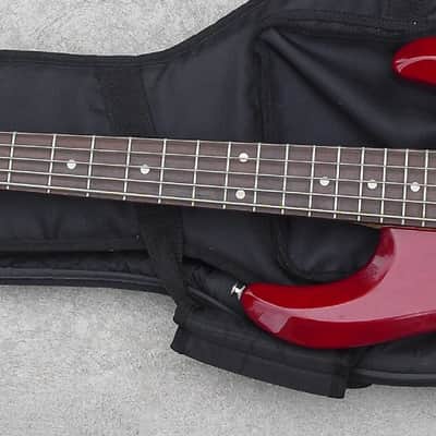 Musicman StingRay 5 string bass H 1993 Candy Red image 8