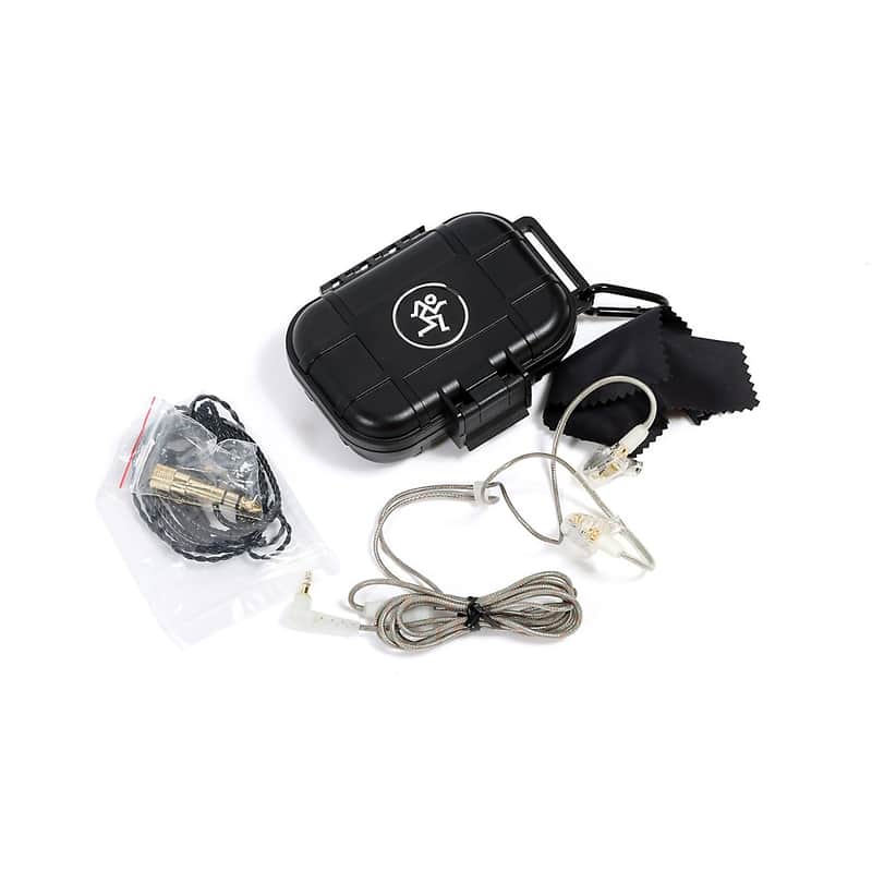 Mackie MP-320 In-Ear Monitors With Triple Dynamic Drivers Regular Clear image 1