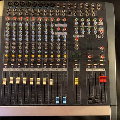 Allen & Heath PA12 12-Channel Mixer with Effects, Mixing Deck, Console, Parametric EQ, FX image 1