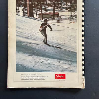 Fender Electric Guitar Course Book Two 1966 / Vintage Case Candy image 10