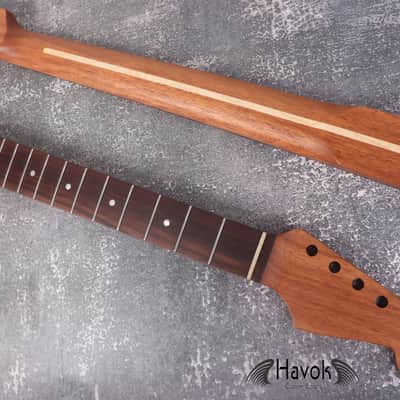 Mahogany Spoke Wheel Carbon Fiber Rods Neck Stainless Steel Jescar Frets Brand New image 14