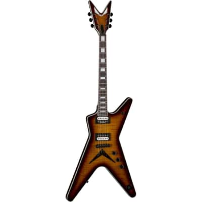 Dean Guitars ML Select Flame Top Electric Guitar - Trans Brazilia image 2