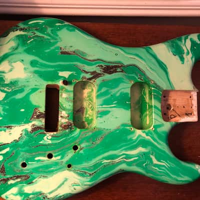 Kramer 1980's Body #D1523 from Kramer Factory Sale Neptune, NJ. Weighs 8.5 lbs! Factory Paint/Finish image 3