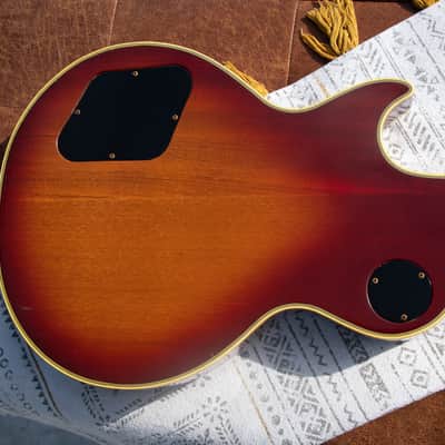 Vintage 1976 Greco EG-1000 (EG1000R) Les Paul Custom Reissue - Cherry Sunburst w Ebony Fingerboard & Rare U-3000 Pickups - Made In Japan - Pro Set Up w Perfect Frets/Action/Intonation image 4