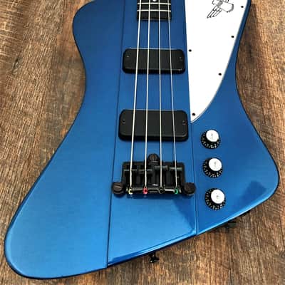 Gibson Thunderbird IV. Sapphire Blue! 2000 USA. Ebony FB. image 4