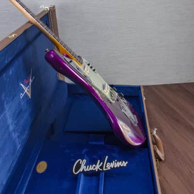 Fender Custom Shop 1965 Jaguar Electric Guitar Heavy Relic - Faded Purple Metallic - #R141588 image 9