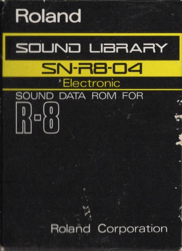 Roland R-8 サウンドデータカードセット ROLAND R8 SN-R8-10 DANCE ROM Card NEAR MINT with TR-909 CR-78 TB