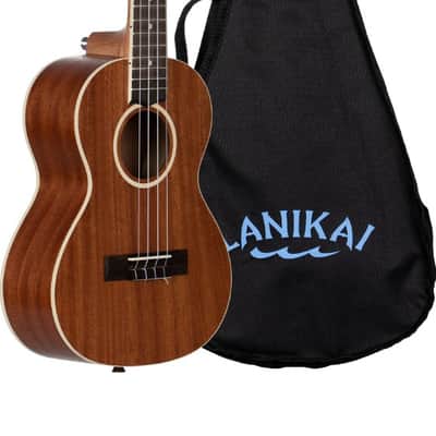 Lanikai Model LU21-T Tenor Size Acoustic Ukulele with Gig Bag, Okoume Wood image 1