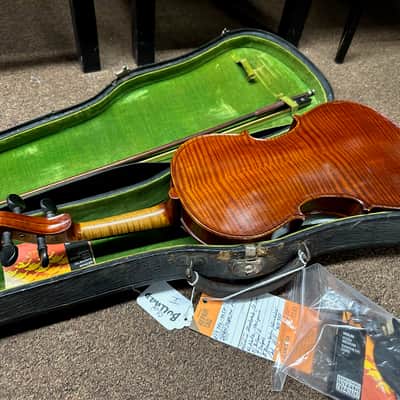 Used Olin Bullard V USA MADE Vintage 4/4 full size Violin w/ case image 9