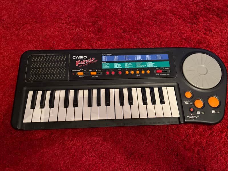 Casio RAP-1 32-Key Keyboard 1990 - 1991 - Black image 1