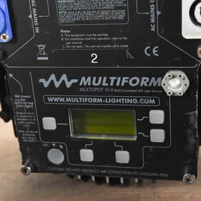 Multiform Multispot G-II HP3 High-Power DMX-Controlled LED Light CG001BX image 7