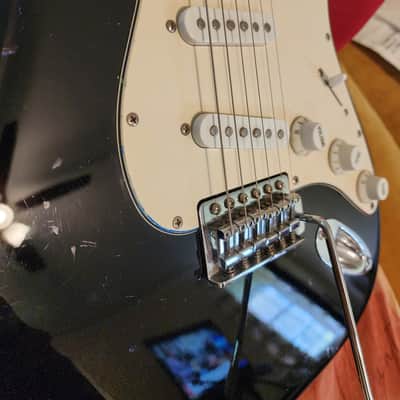 Aria STG 003 Strat Copy - Black 2000s image 3