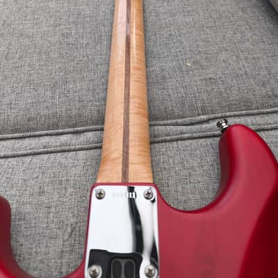 Fender Custom Shop Deluxe Stratocaster Abigail Ybarra Red Hot Pickups Flame Maple image 21