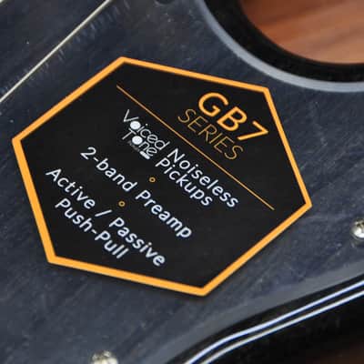 Cort GB75 HJ Trans Black image 15
