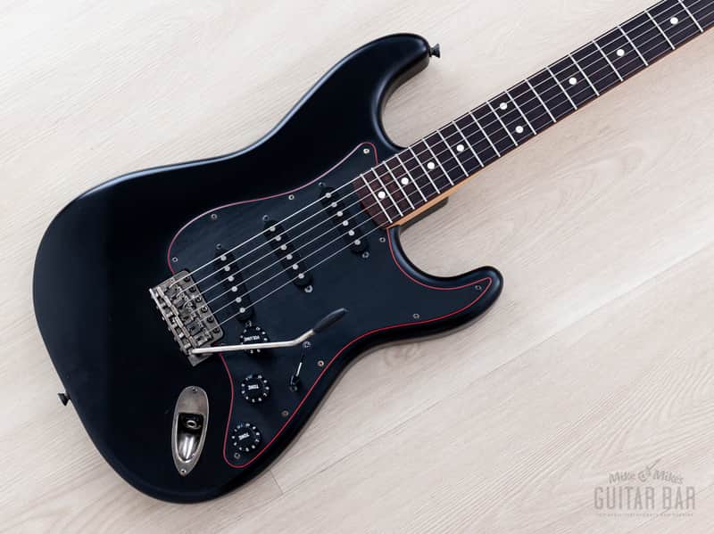 2020 Fender Stratocaster Noir SSS Limited Edition Matte Black, Japan MIJ image 1