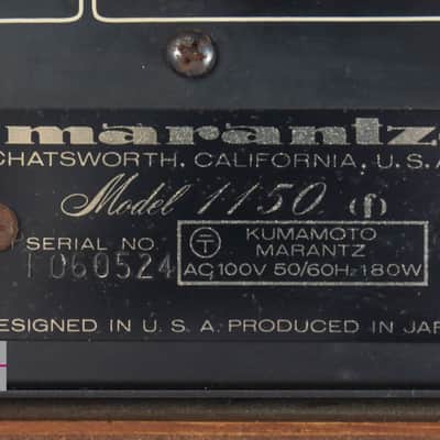 Marantz Model 1150 Console Stereo Amplifier in Good Condition image 10