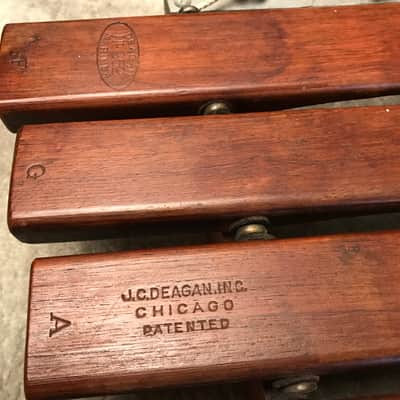 Deagan Marimba bars Rosewood #352  1920's-30's image 14