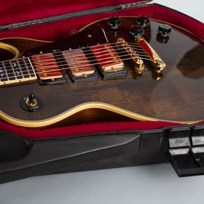 Gibson Les Paul Artisan Solid Body Electric Guitar (1977), ser. #72357135, molded black plastic hard shell case. image 13
