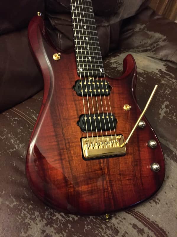 Ernie Ball Music Man JP7 KOA BFR 7 String John Petrucci w/ BFR