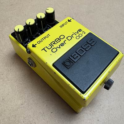 Boss OD-2 Turbo OverDrive (Black Label) 1986 - Yellow image 3