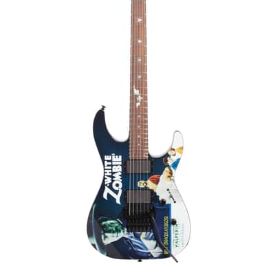 ESP LTD Kirk Hammett KH-WZ White Zombie Graphic Guitar image 2