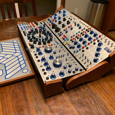 Buchla Skylab case 200e 200r Full System with Extra Modules and Cables image 9