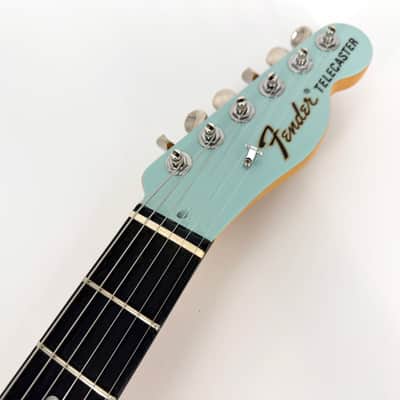 2019 Fender Limited Edition Two-Tone American Thinline Telecaster – Daphne Blue / White image 4
