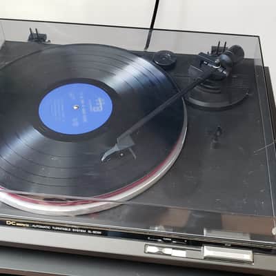 Technics SL-BD20  Turntable 1990 Black with Ortofon OM 10 cartridge/stylus image 4