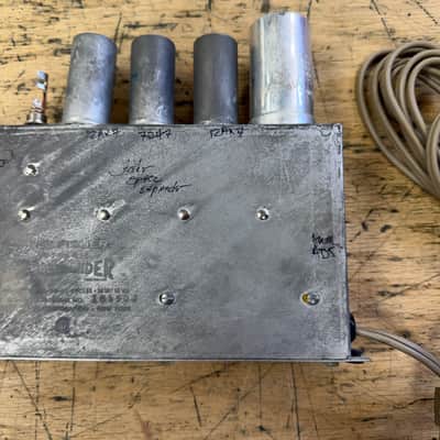 The Fisher Dynamic Spacexpander K-10 Tube Reverb Amplifier Unit for Parts or Repair image 4