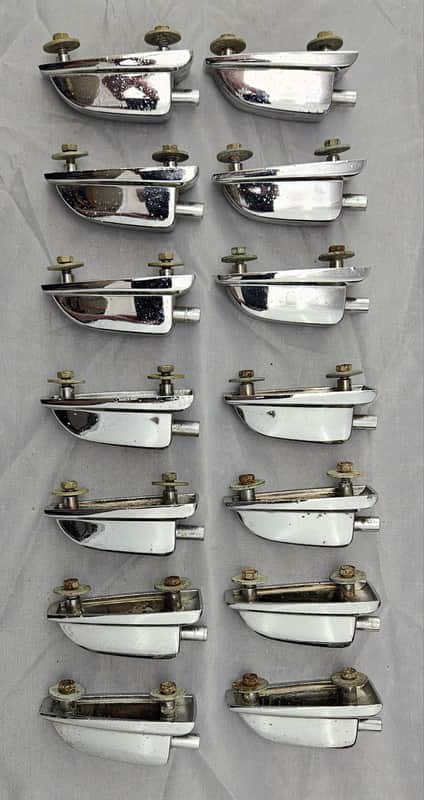 Ludwig Classic Style Lugs Set Of 14 - Chrome image 1
