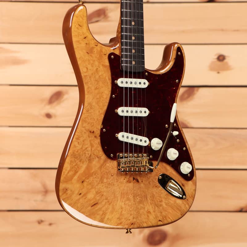 Fender Custom Shop Artisan Maple Burl Stratocaster NOS - Aged Natural-CZ579107 image 1
