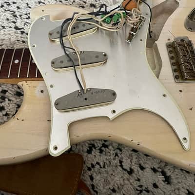 1965 Hendrix Replica Vintage Strat Blonde Relic Custom Build -Fender AY Pickups image 18