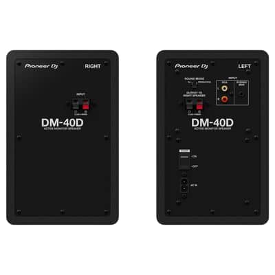Pioneer DJ: DM-40D Powered Monitor Speakers - Black (Pair) image 2