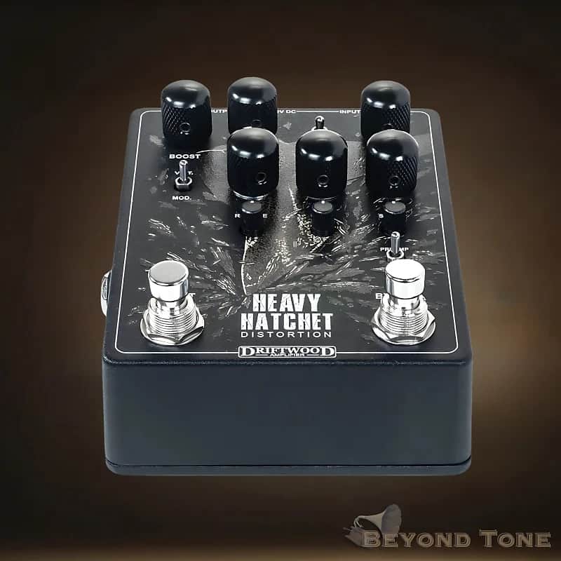 Driftwood Heavy Hatchet – High-Gain Distortion Preamp Pedal – Rare German Handcrafted Metal Tone image 1