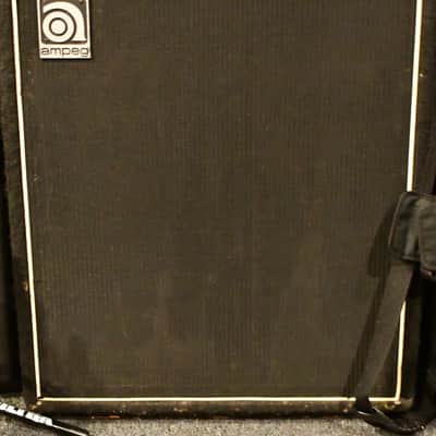 Vintage Ampeg B410 4x10 Combo 1973 black fuzzy NJ factory image 1