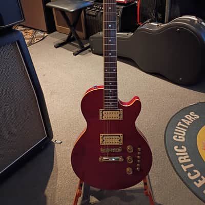Cort Effector LP 1980's - Cherry Red image 4