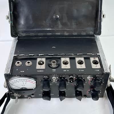 Vintage Portable RCA Field Recorder Mic Preamp Mixer
