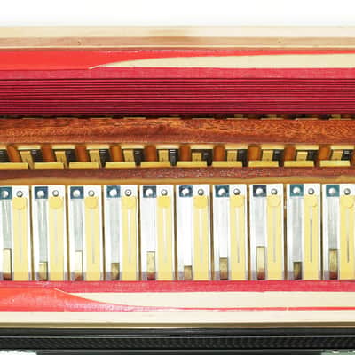 Adria Cromaton IV.A Grand Luxe 5 Row Button Accordion 120 Bass, made in Italy, Cassotto, C Griff, includes Straps and Hard Case, 2715 image 14