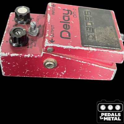 Boss DM-2 Delay (Black Label) 1981 - 1984 - Pink - X17946 image 4