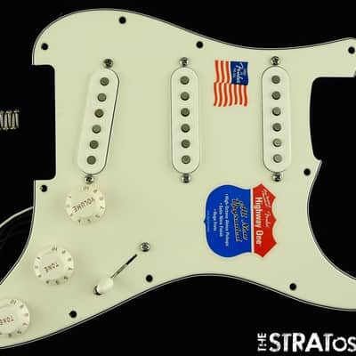 USED Fender American Highway One Strat SSS LOADED PICKGUARD PICKUPS Guitar Parts