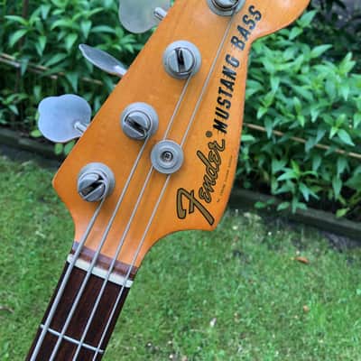 Fender Mustang competition 1971 - candy apple red image 5