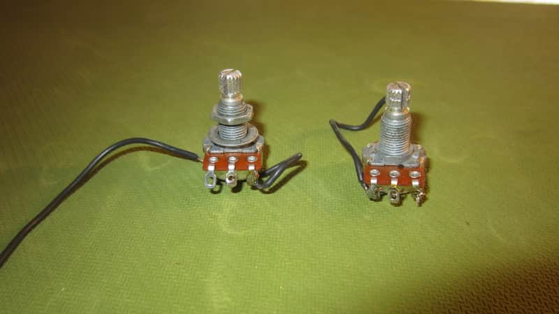 1940s Silvertone Lap Steel Pots and Tone Capacitor image 1