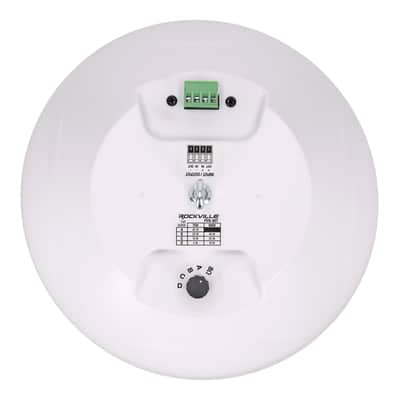 Rockville PEN-80T WHITE 8" 70V 40W Hanging Pendant Speaker Commercial/Restaurant image 7