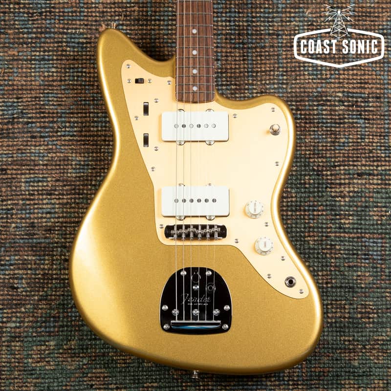 2025 Fender FSR Traditional 60s Jazzmaster Made in Japan - Mystic Aztec Gold Matching Headstock image 1