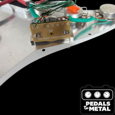 Fender Loaded Pickguard Gold Lace Sensors X16434 image 9