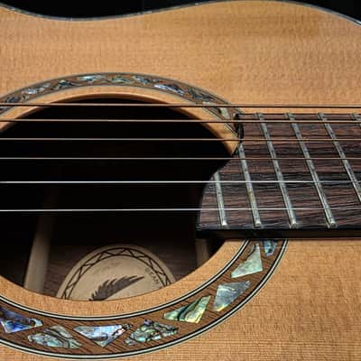 Dave Mustaine's personal Dean Recording Studio Acoustic Guitar Martin D45 Cutaway MEGADETH Artist Signed owned by DAVE MUSTAINE with custom USA tour soft case image 12