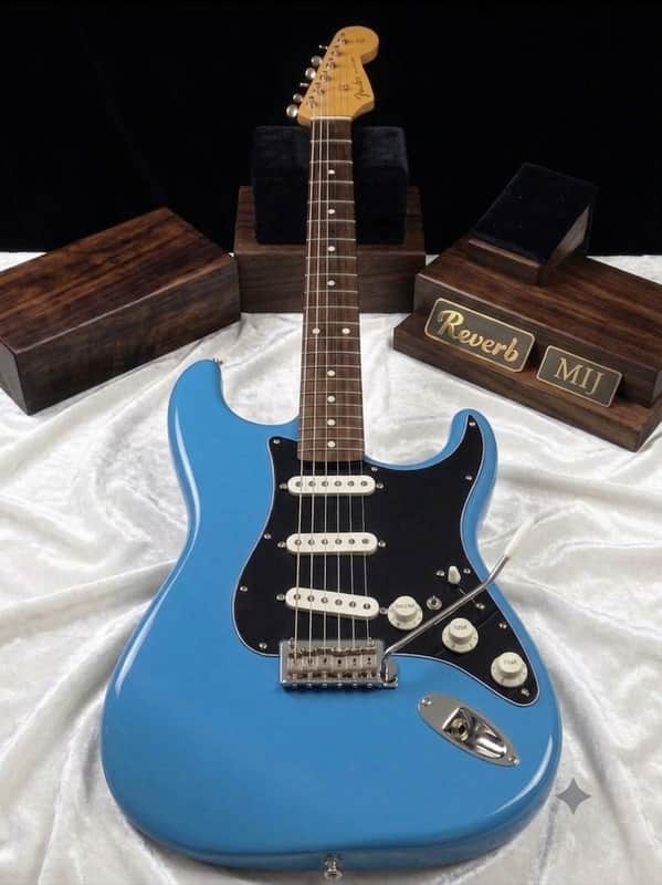 2020 Fender MIJ Hybrid '60s Stratocaster - California Blue - Seymour Duncan Antiquity pickups image 1