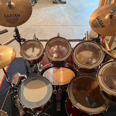 Vintage Ludwig 10 Piece Kit - 70's - Mahogany image 4